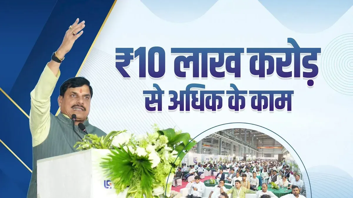 CM Mohan Yadav: Over ₹10 Lakh Cr GIS Investments On Ground