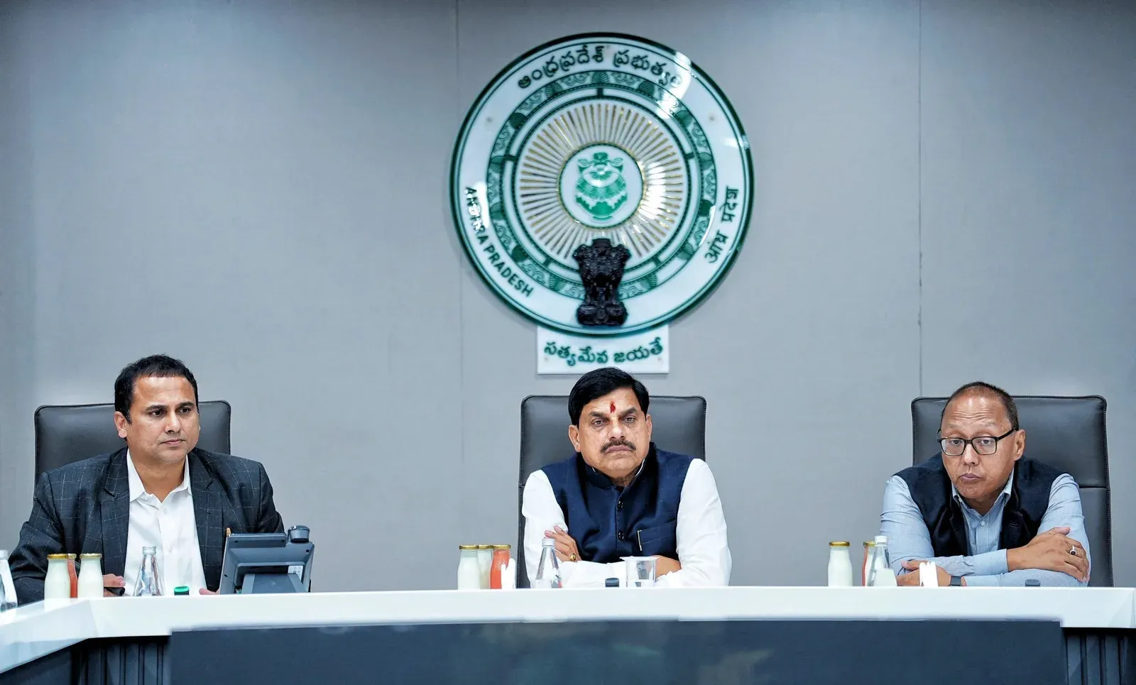 CM Mohan Yadav visits Amaravati, studies AP's smart capital blueprint