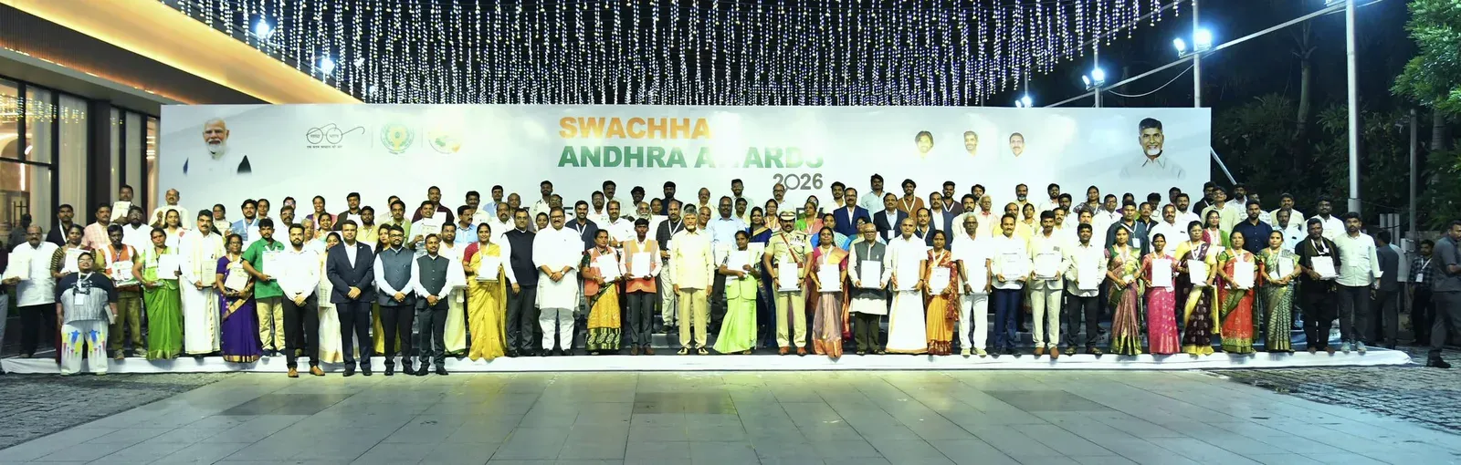 CM Naidu honours Swachha Andhra Awards 2026 winners in Vijayawada
