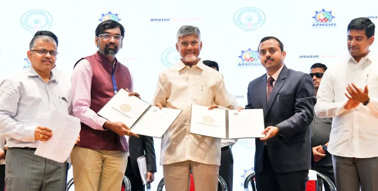 CM Naidu Partners with Amazon Global Selling to Boost AP MSME Exports
