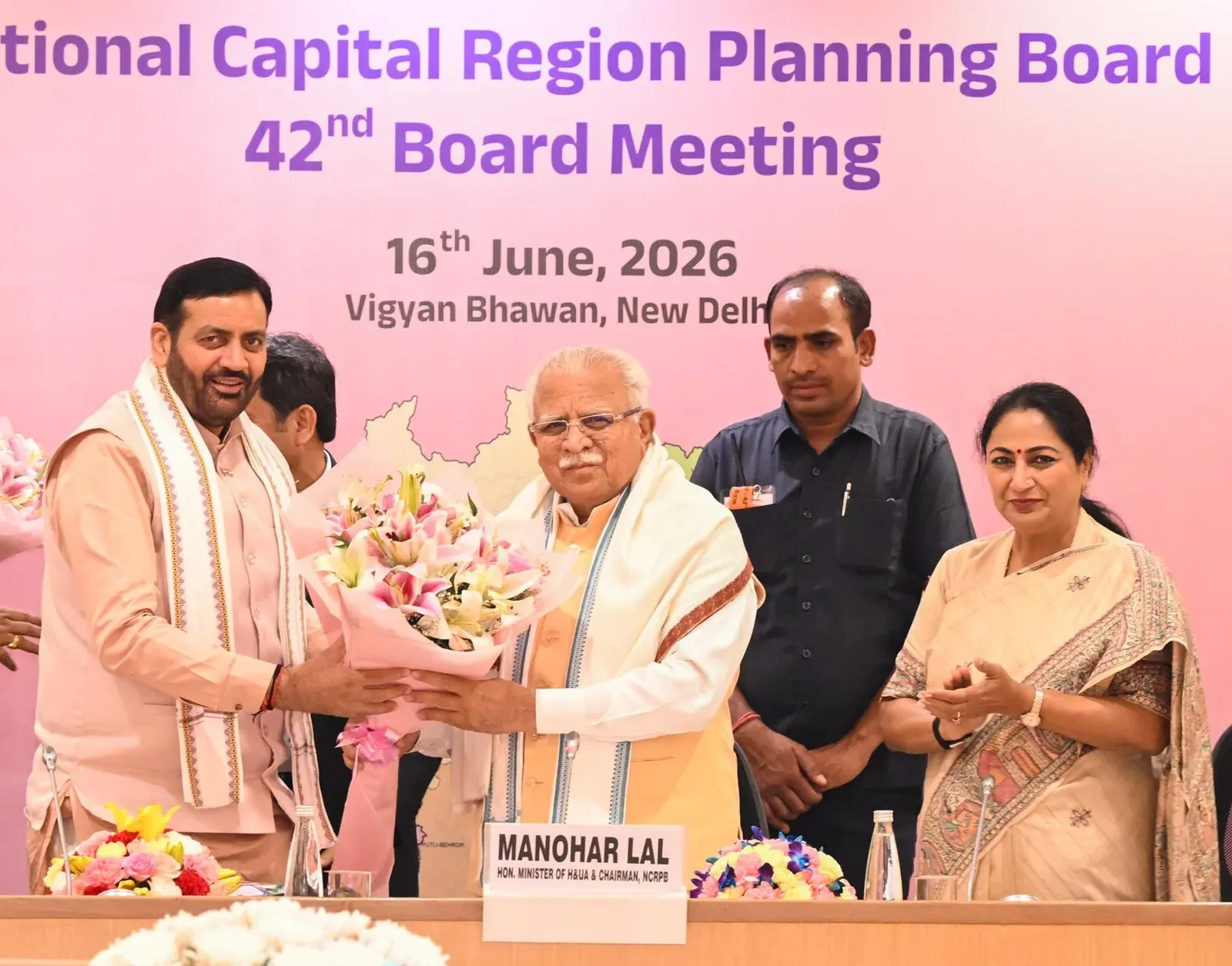 CM Nayab Saini attends 42nd NCRPB meet in New Delhi