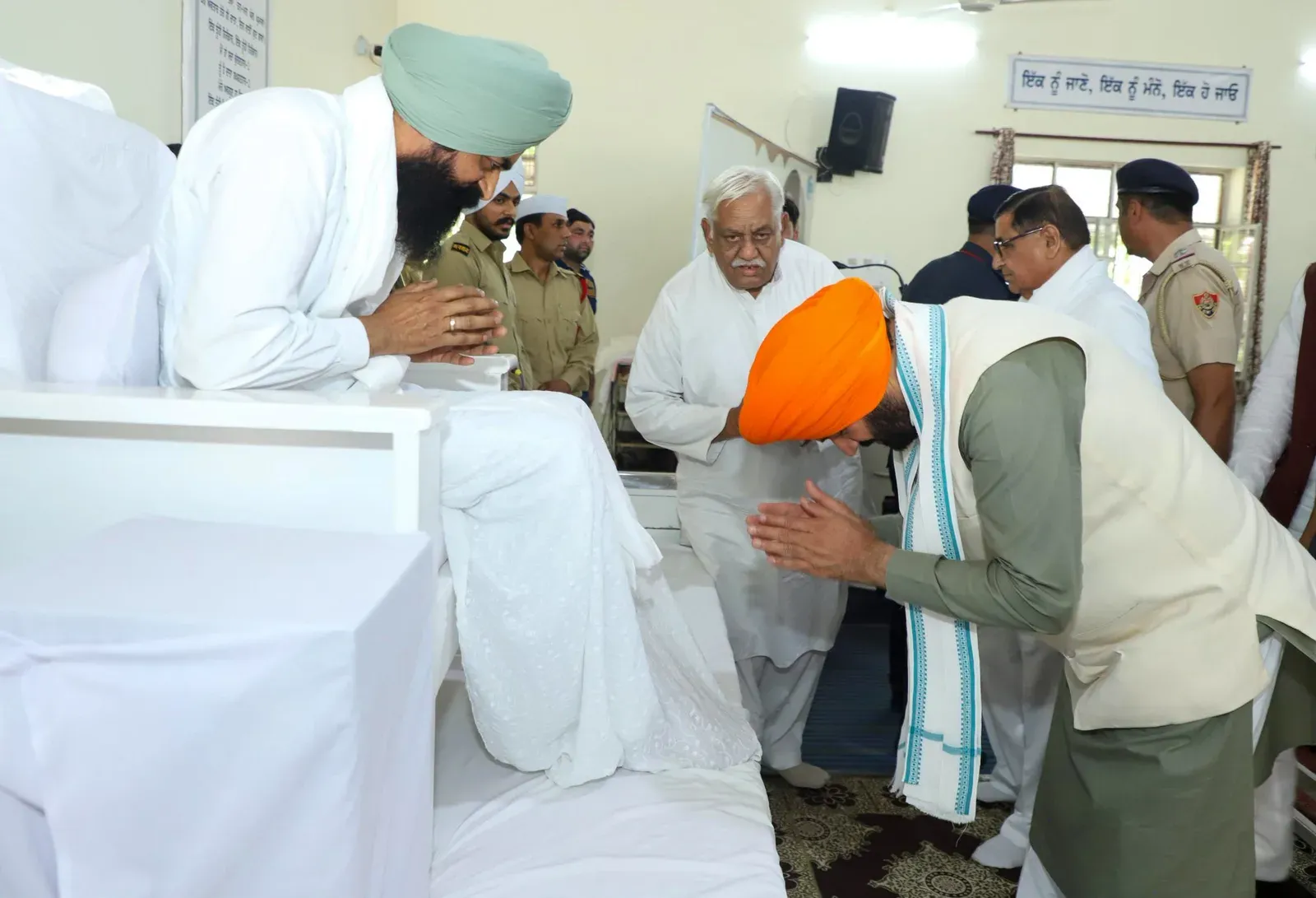 CM Nayab Saini Attends Nirankari Satsang in Dhuri, Punjab