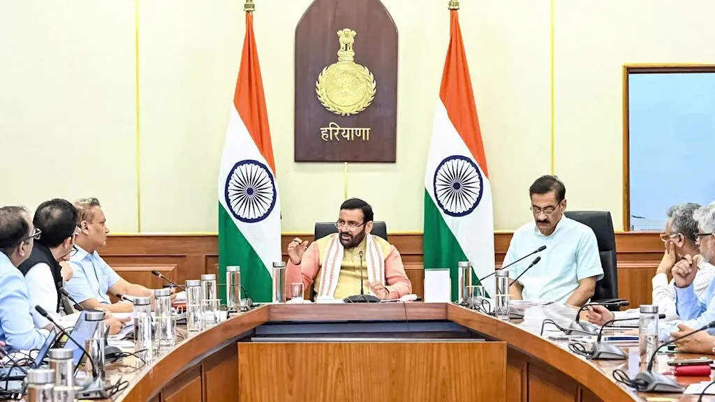 CM Nayab Saini chairs key meeting on Haryana Vision 2047 action plan
