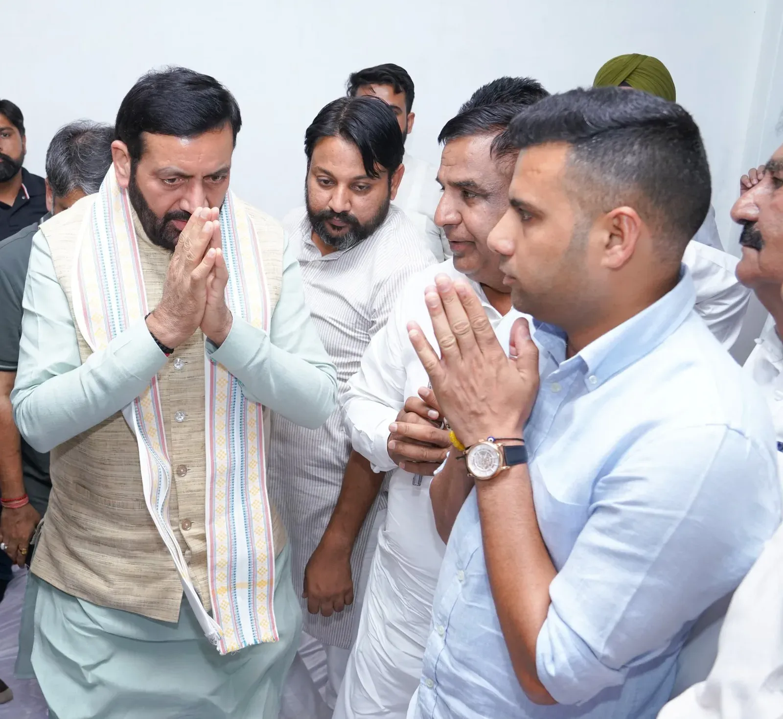 CM Nayab Saini Condoles Death of Ambala BJP Chief's Father