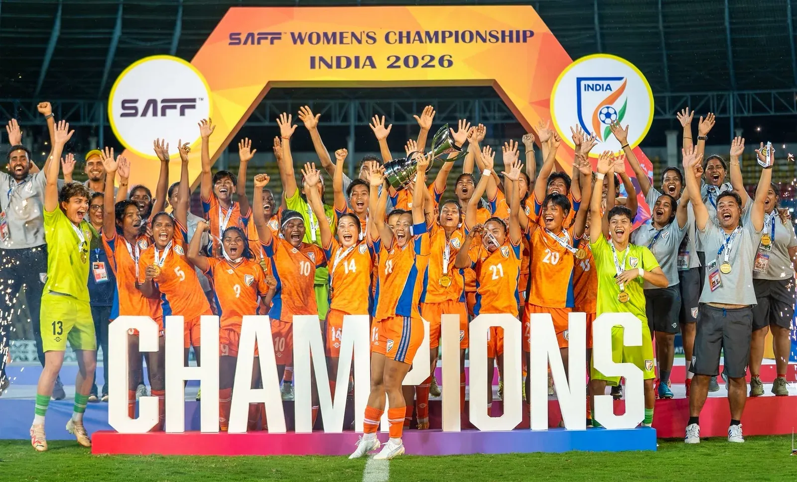 CM Nayab Saini Hails India's SAFF Women's 2026 Title Win