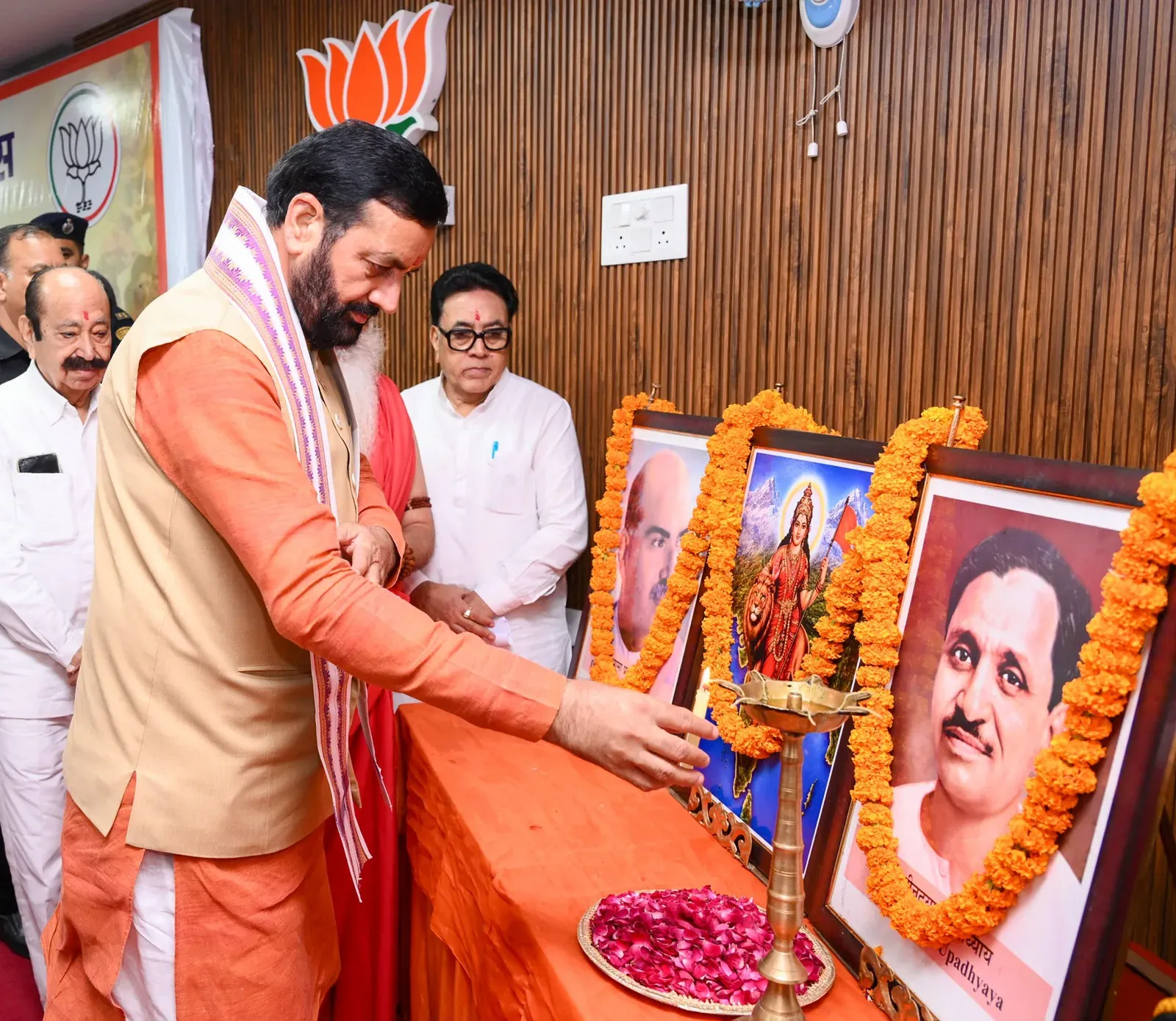 CM Nayab Saini Joins BJP's Partition Horrors Day Meet in Gurugram