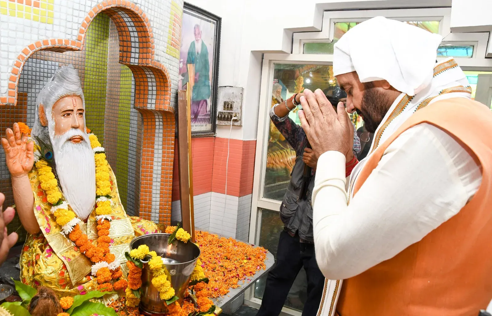 CM Nayab Saini joins Valmiki Jayanti yatra in Jalandhar