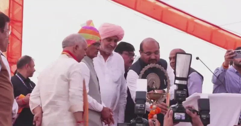 CM Nayab Saini Launches 'Khet Bachao Abhiyan' in Karnal