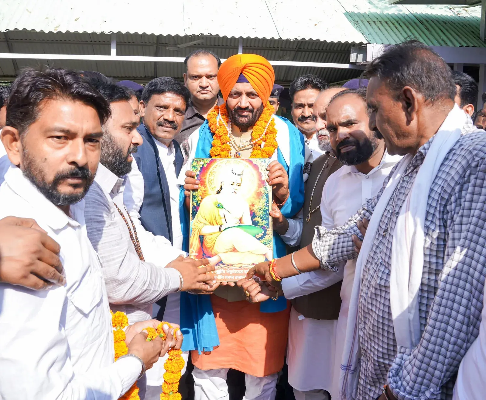 CM Nayab Saini meets Valmiki Samaj from Punjab in Chandigarh