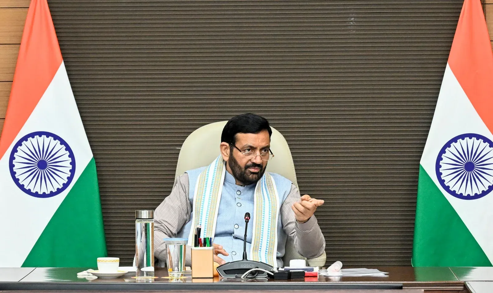 CM Nayab Saini Reviews CMGGA Fellows in Chandigarh