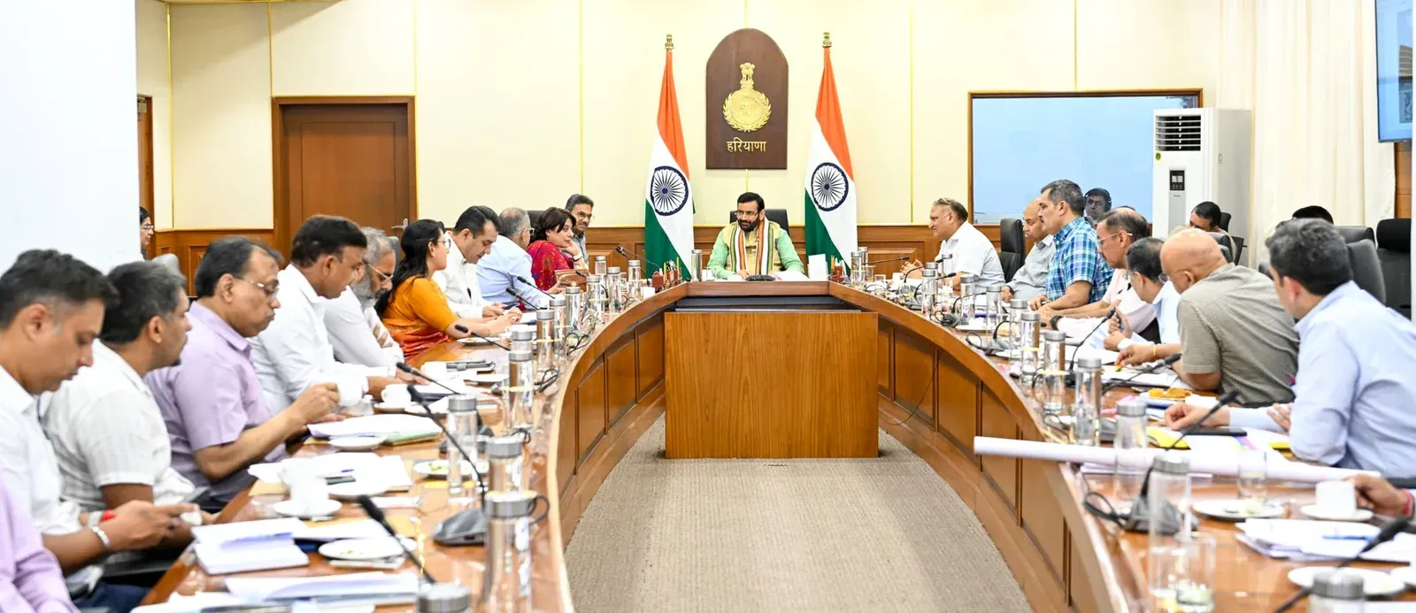 CM Nayab Saini Reviews Key Projects, Orders NAPS Job Fairs
