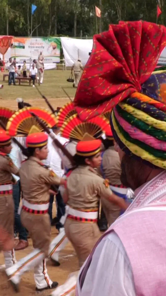 CM Nayab Saini salutes Haryana's daughters in uniform on Independence Day