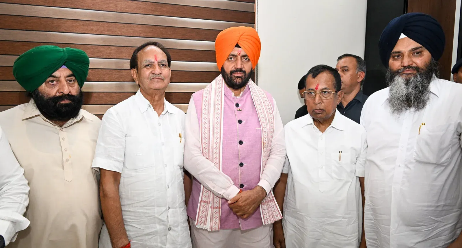 CM Nayab Saini visits Purushottam Pasi family in Kapurthala