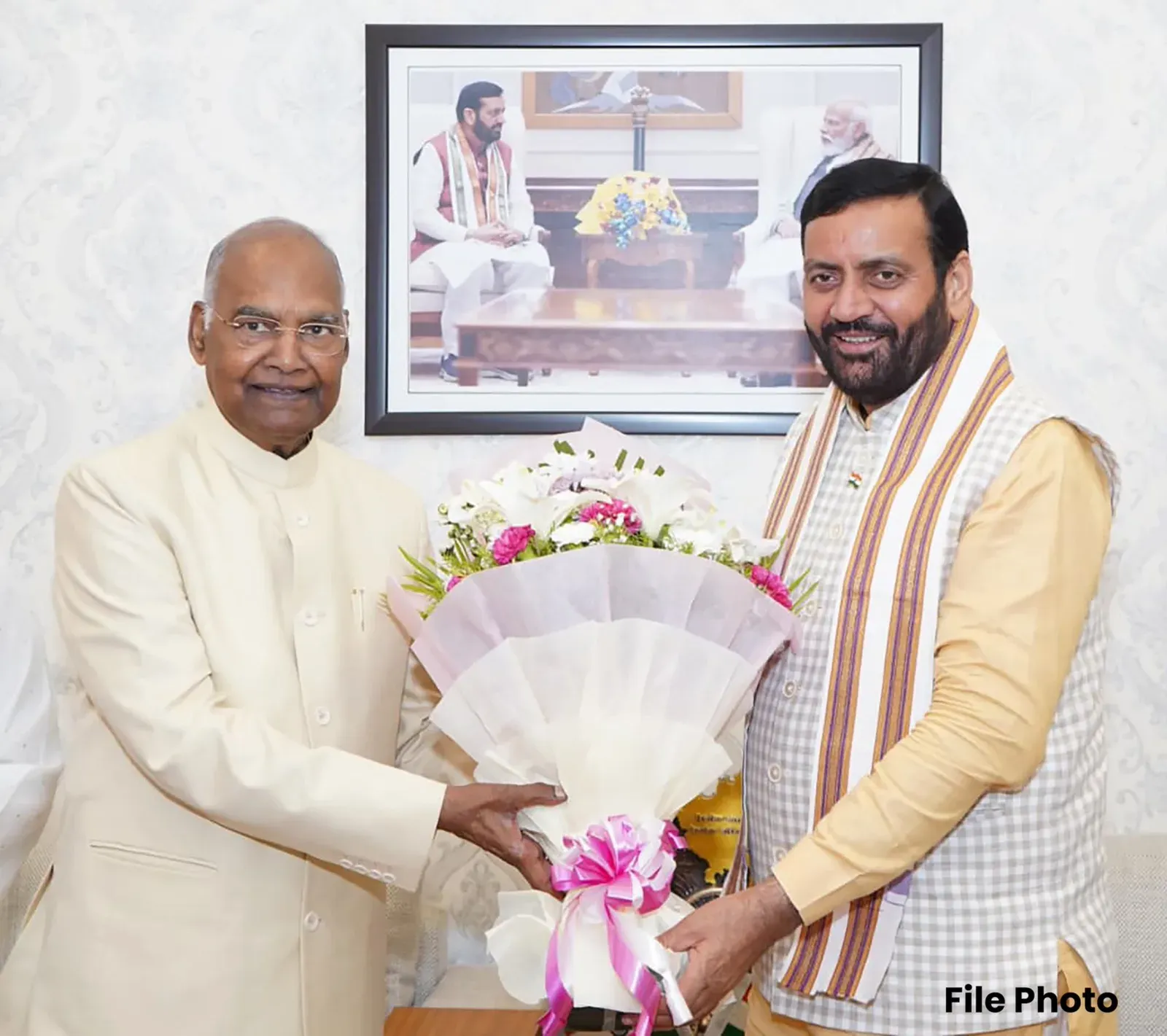 CM Nayab Saini Wishes Former President Kovind on Birthday