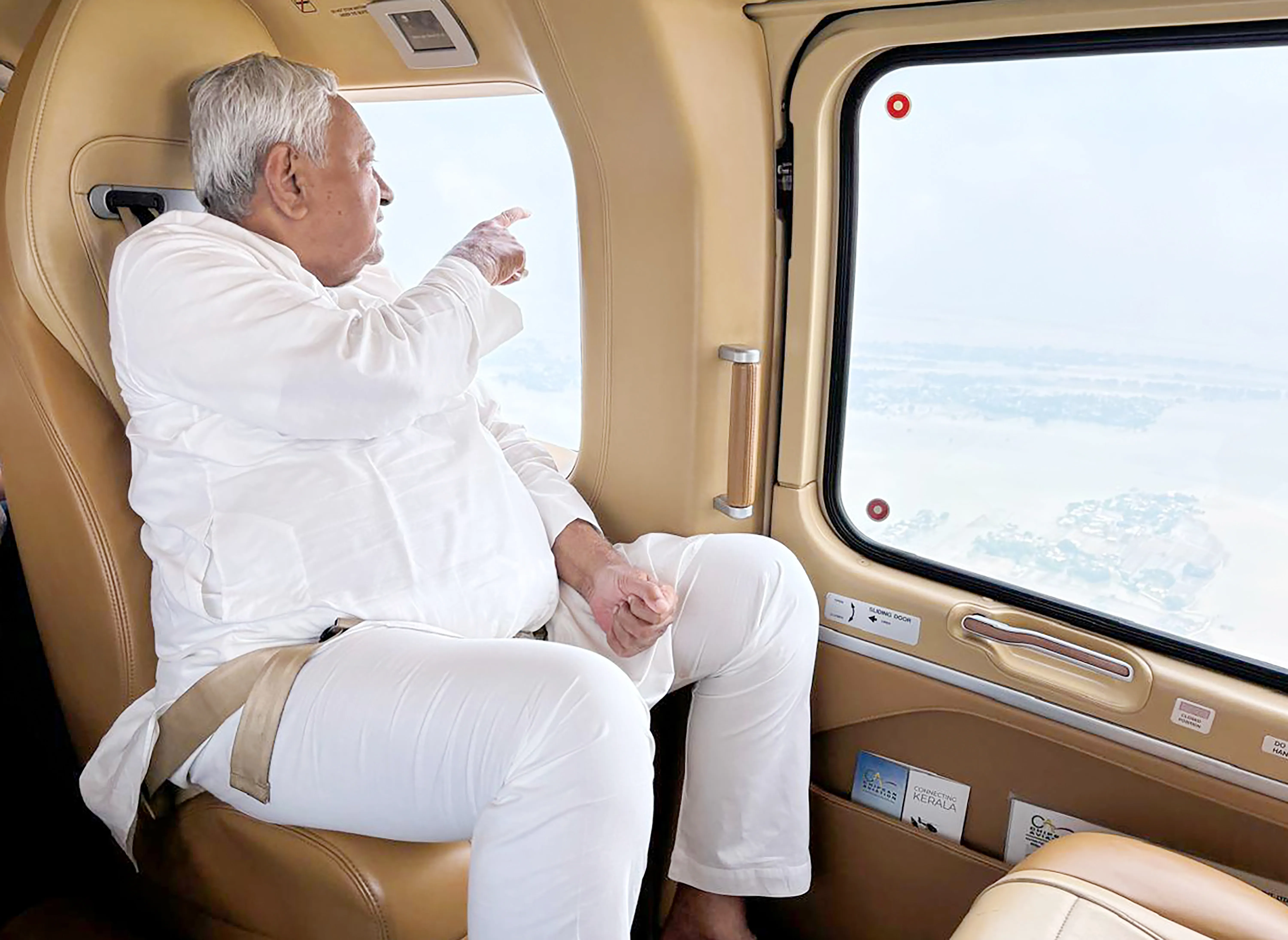 Did CM Nitish Kumar Conduct an Aerial Survey of Bihar's Flood-Affected Areas?