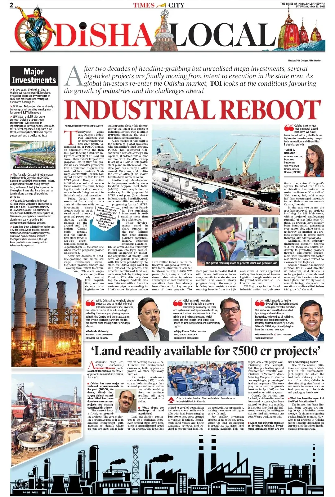 CM Odisha's Industrial Reboot Gains Ground