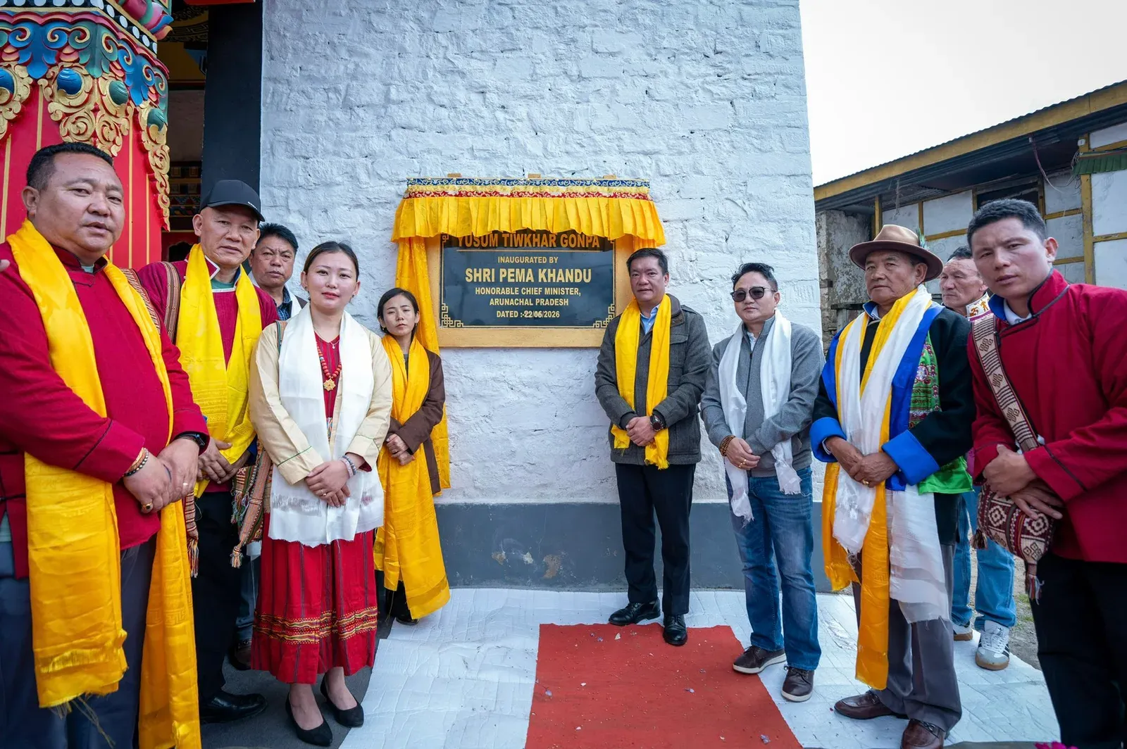 CM Pema Khandu attends Tiwkhar Gonpa consecration in Yusum