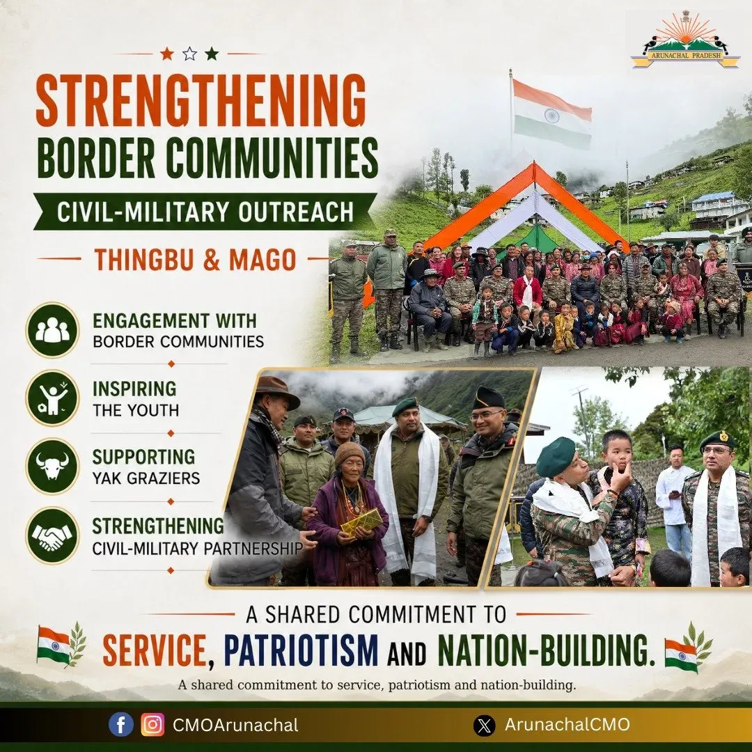 CM Pema Khandu Hails Army Outreach in Border Villages