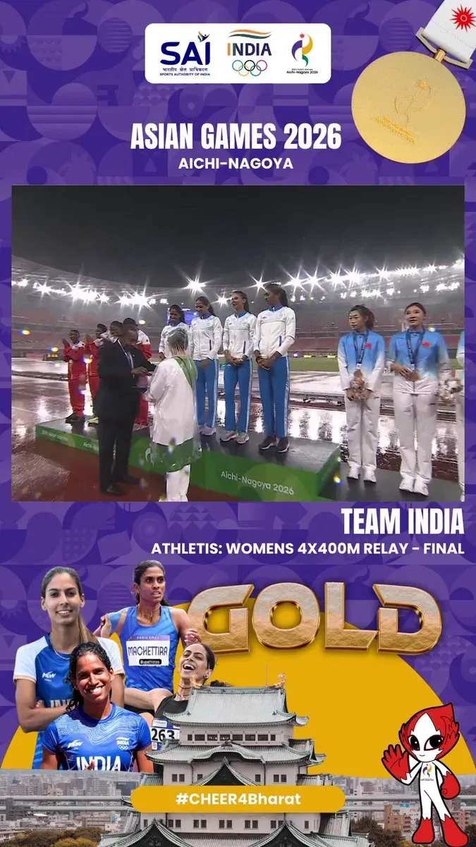 CM Pema Khandu hails India's Women's 4×400m Relay Gold