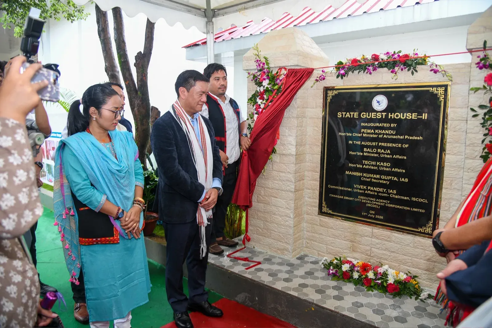 CM Pema Khandu Inaugurates Smart City Guest House in Itanagar