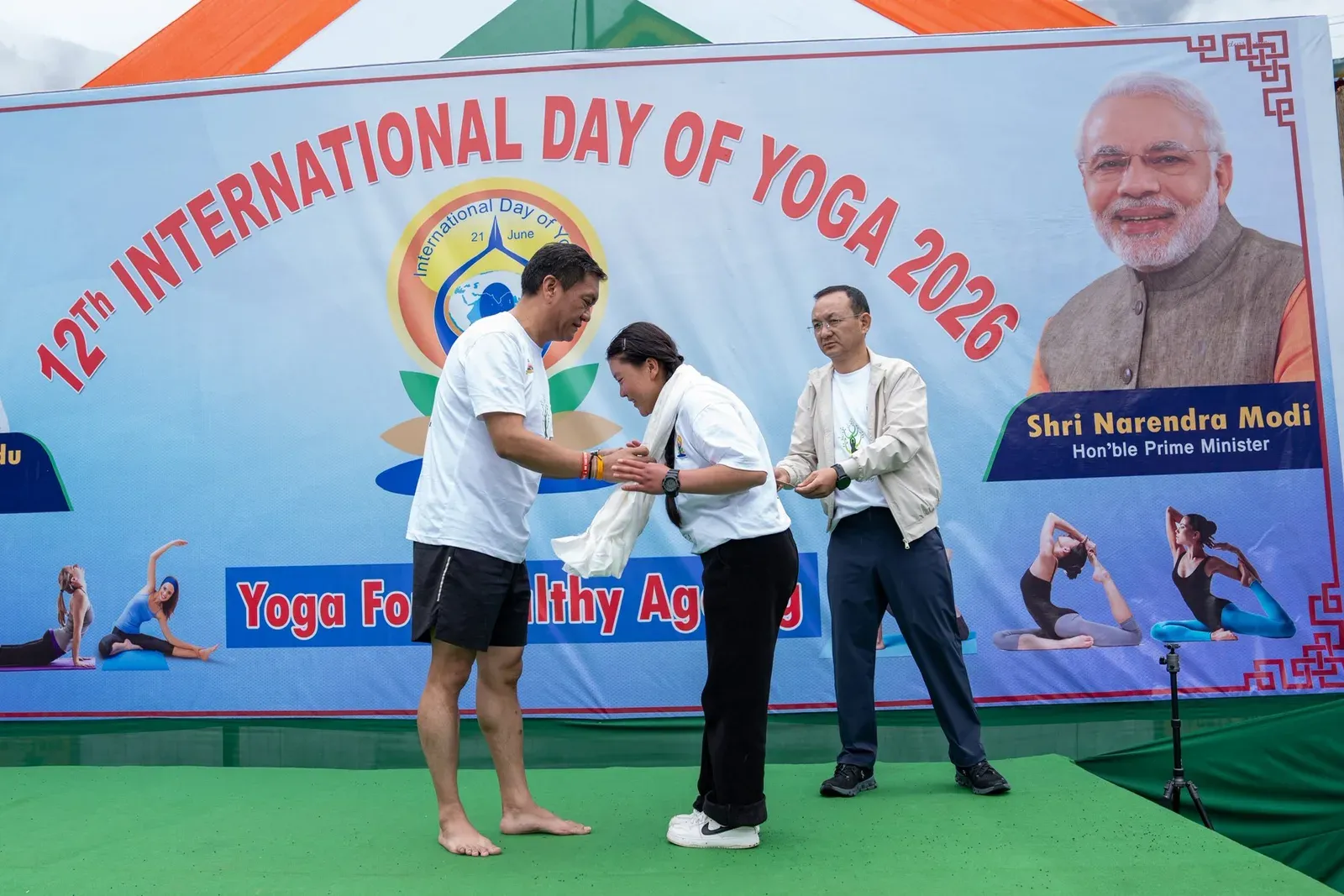 CM Pema Khandu Marks Yoga Day 2026 at Jang