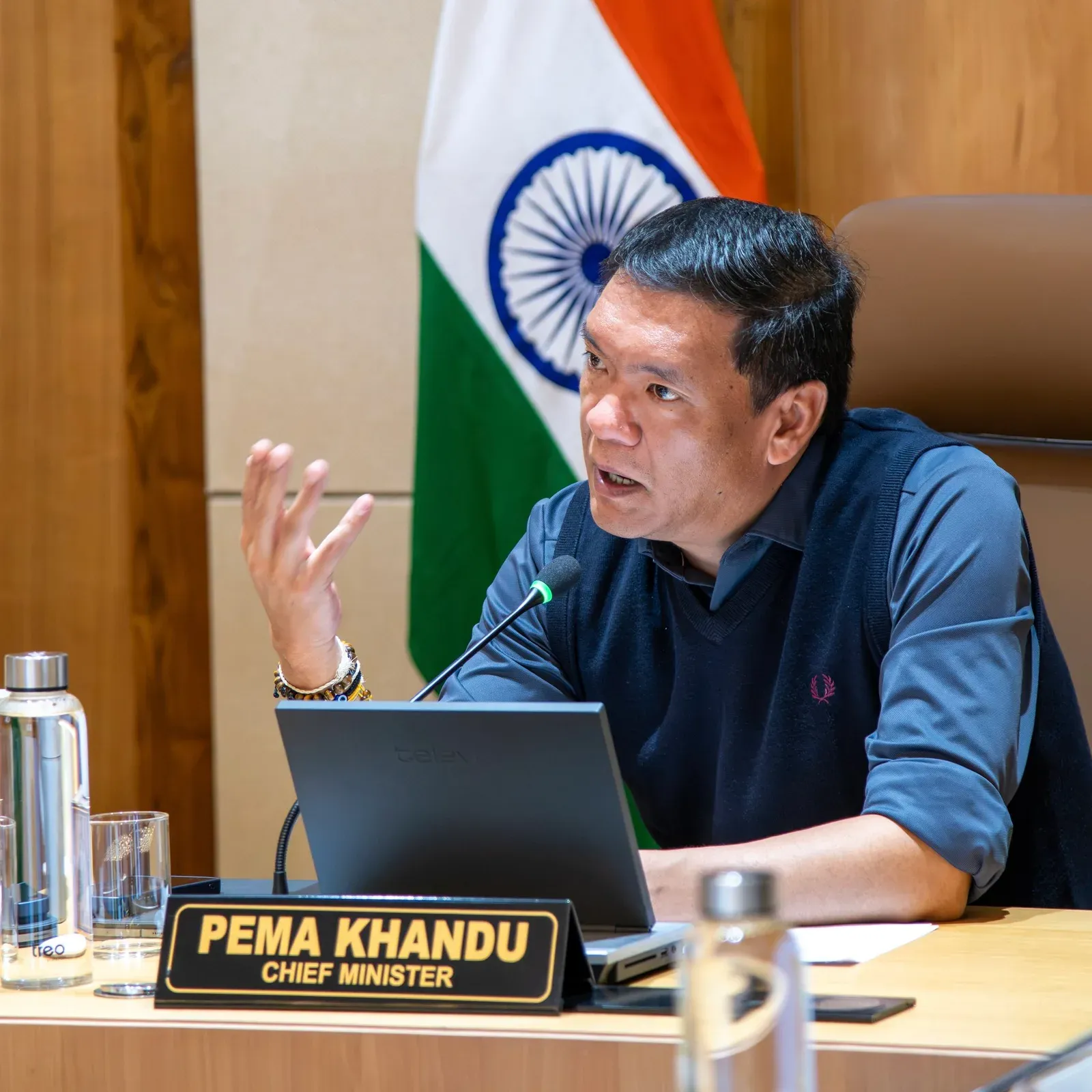 CM Pema Khandu meets AITF to clear air on Siang dam project