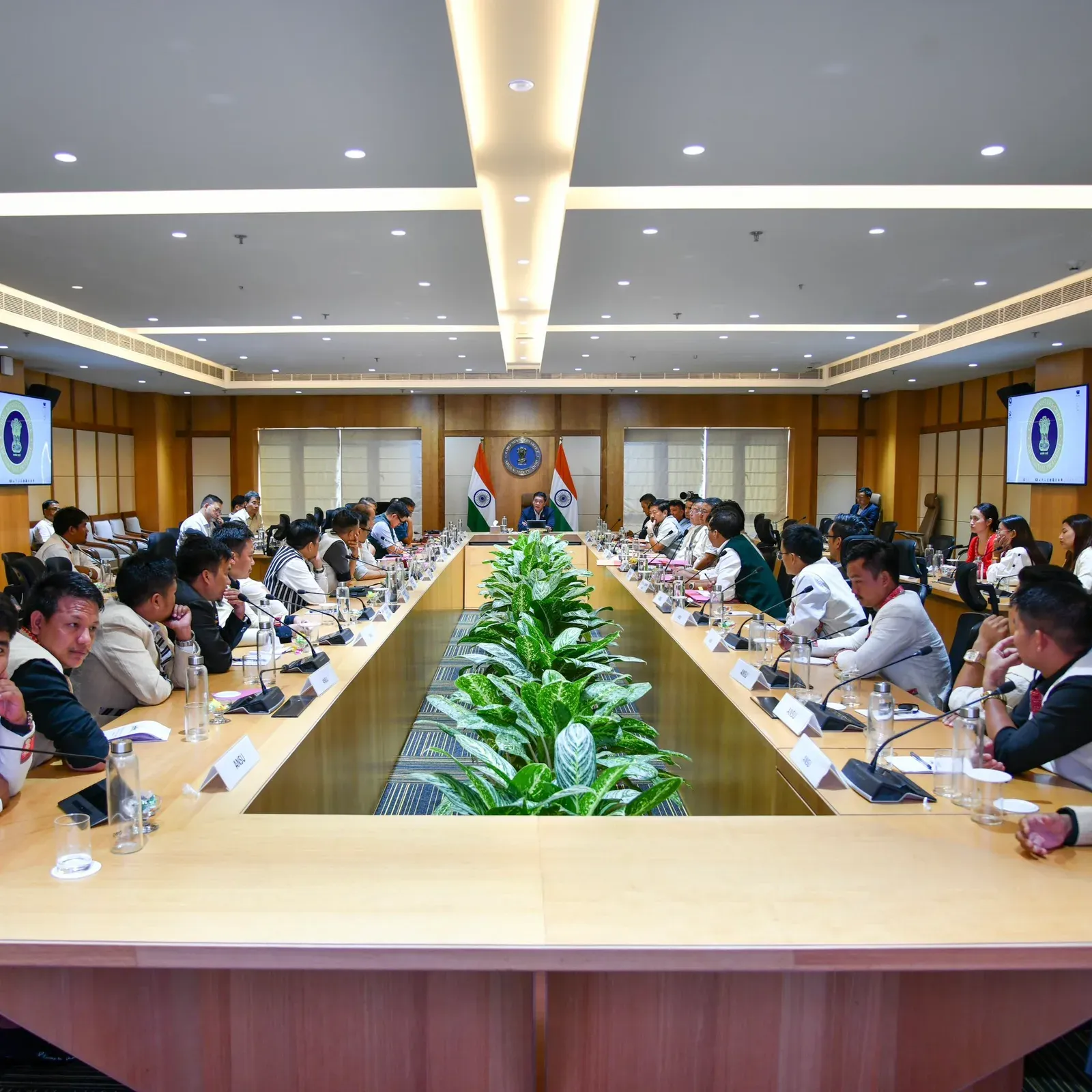 CM Pema Khandu Meets ANSU on Arunachal School Gaps