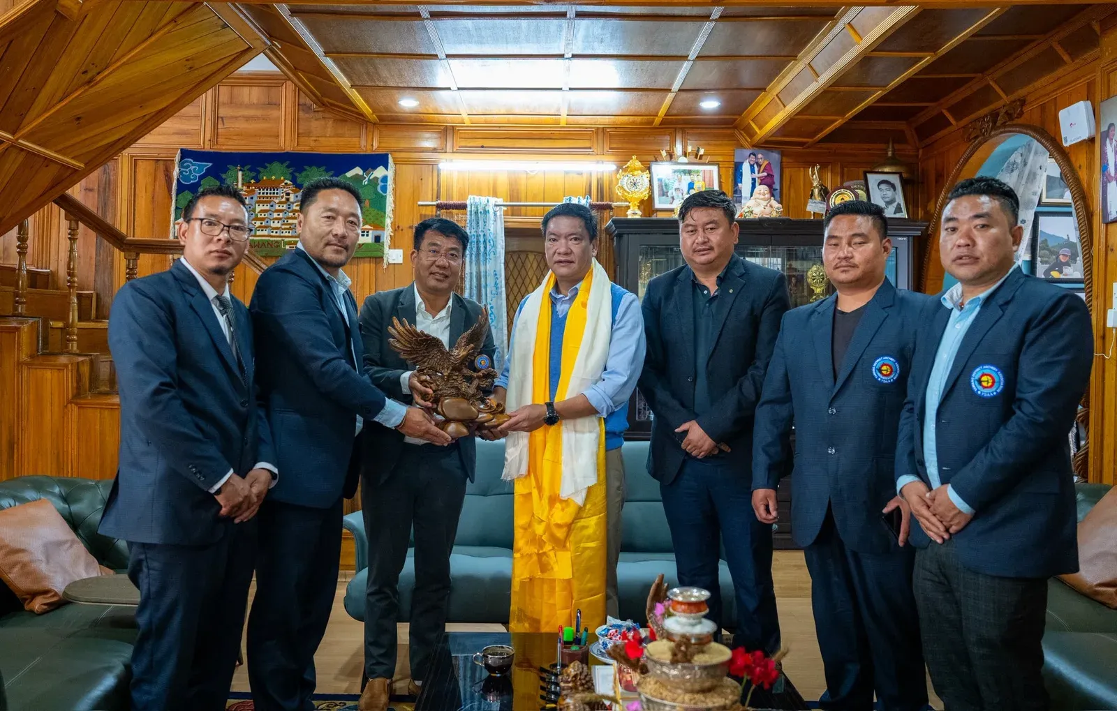 CM Pema Khandu meets Arunachal Archery Association chief