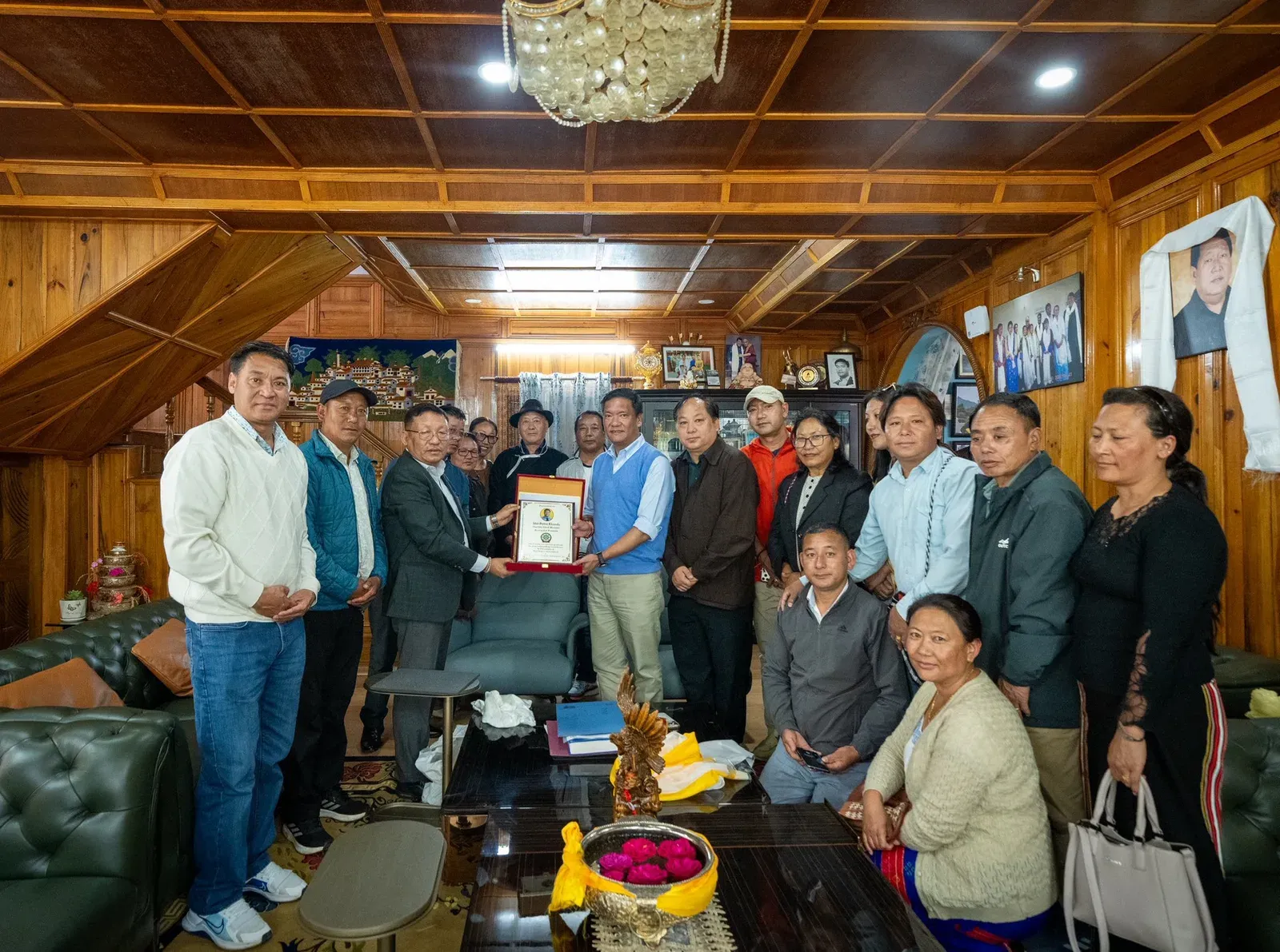 CM Pema Khandu Meets DEWA Members on Employee Welfare