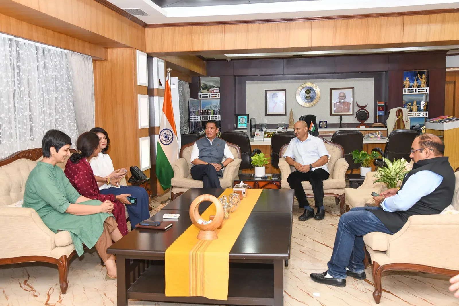CM Pema Khandu meets investors exploring Arunachal Pradesh