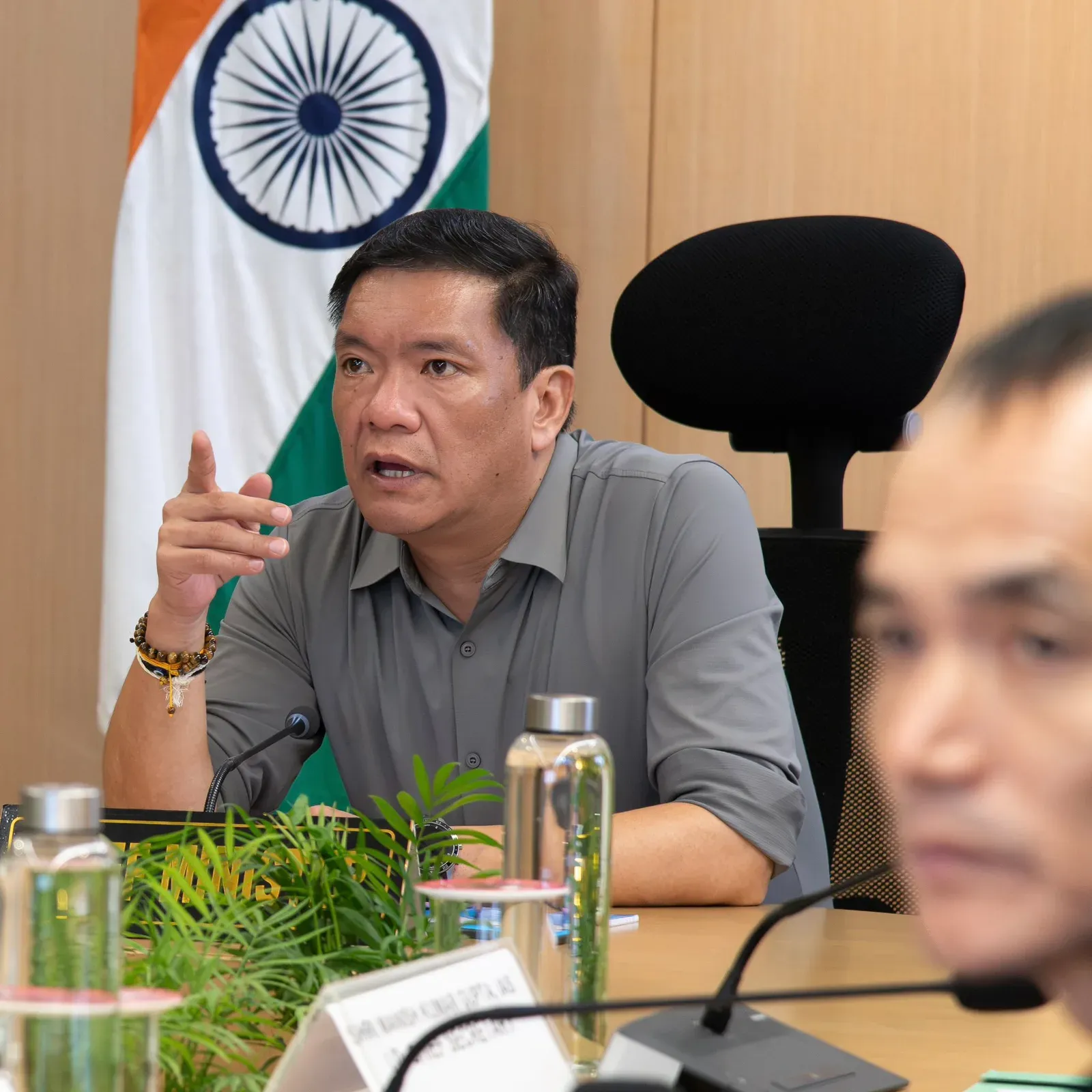 CM Pema Khandu reviews Buddha Relics Exposition prep for Tawang, Bomdila, Namsai