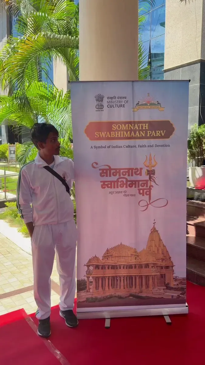 CM Pema Khandu sends Arunachal students on Somnath Swabhiman Yatra