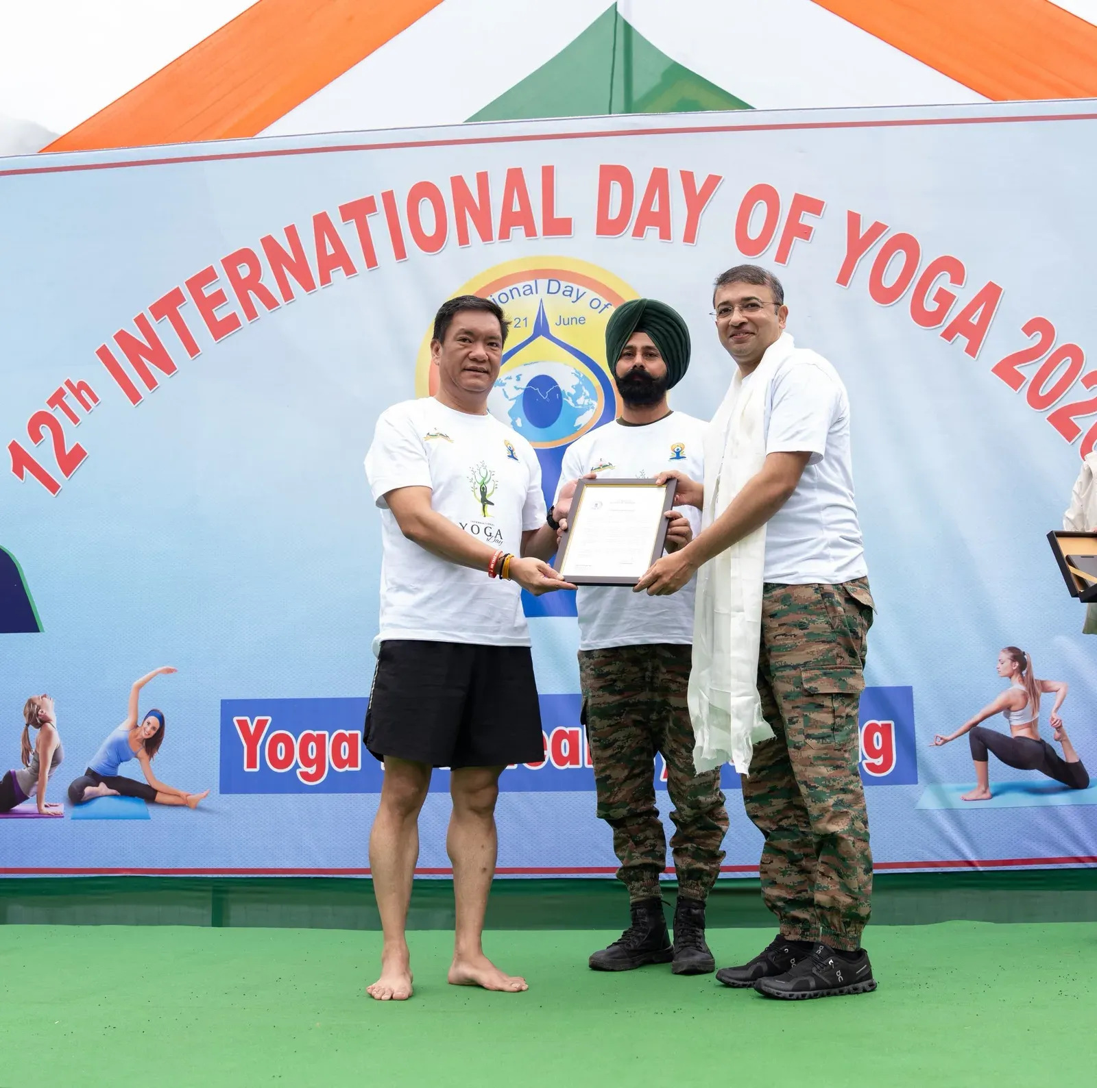 CM Pema Khandu Thanks Army, BRO, CAPF on Yoga Day