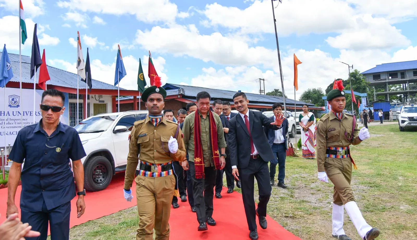 CM Pema Khandu Visits RRU Campus at Pasighat