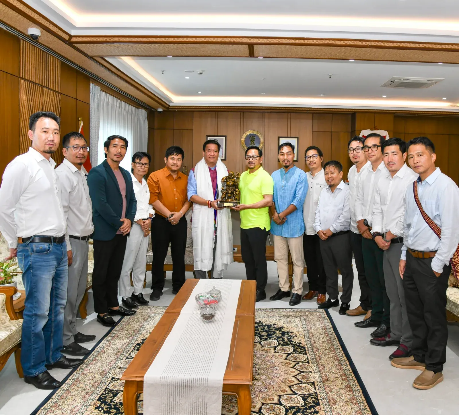 CM Pema Khandu Welcomes Tribal Youth Into BJP