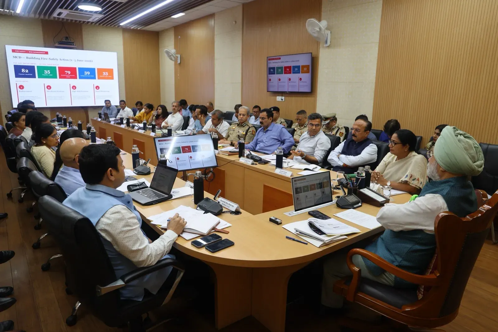 CM Rekha Gupta attends DDMA meet on monsoon preparedness