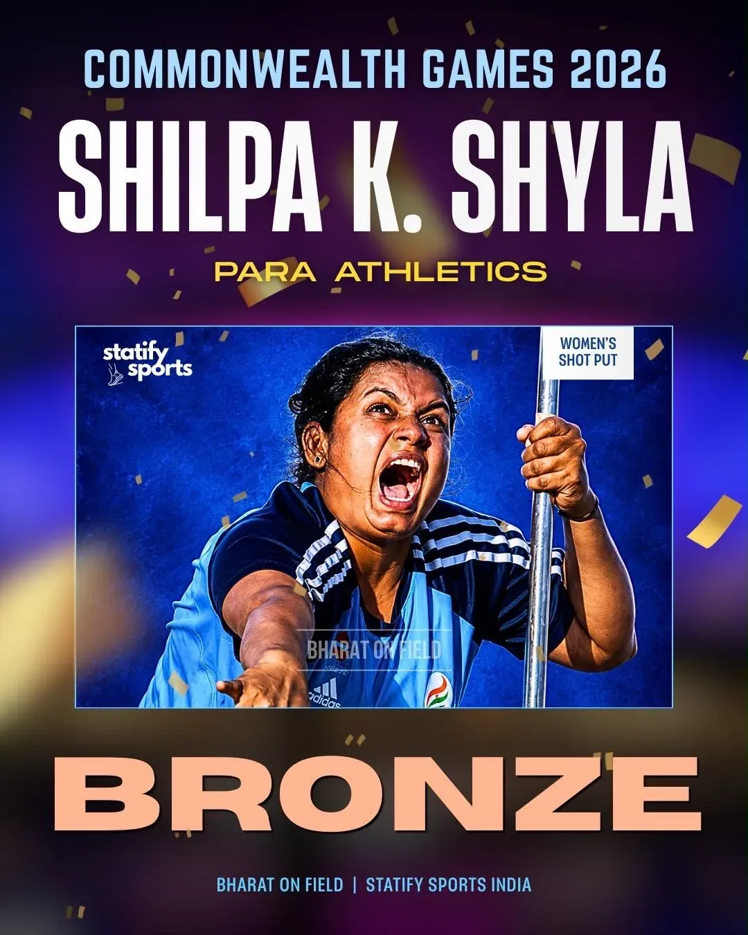 CM Rekha Gupta Hails Shilpa K. Shyla's CWG 2026 Bronze