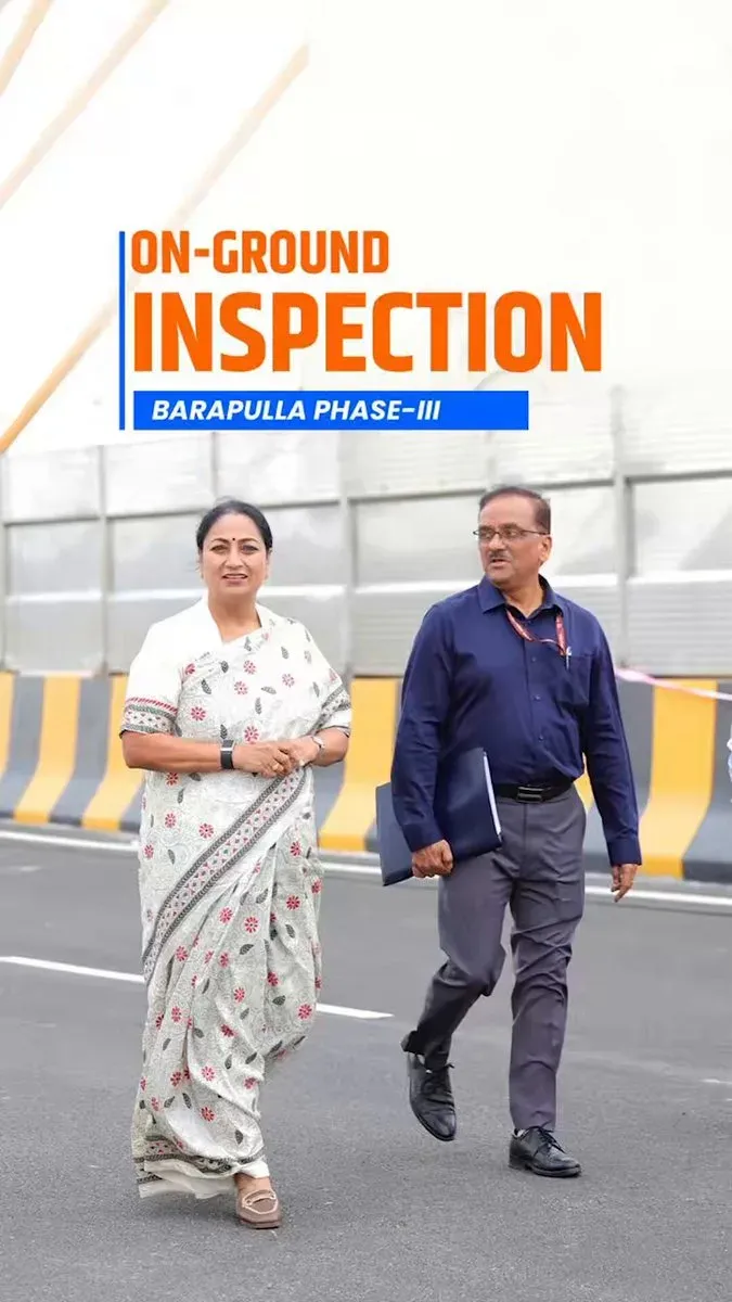 CM Rekha Gupta inspects Barapulla Phase-III ahead of Amit Shah inauguration