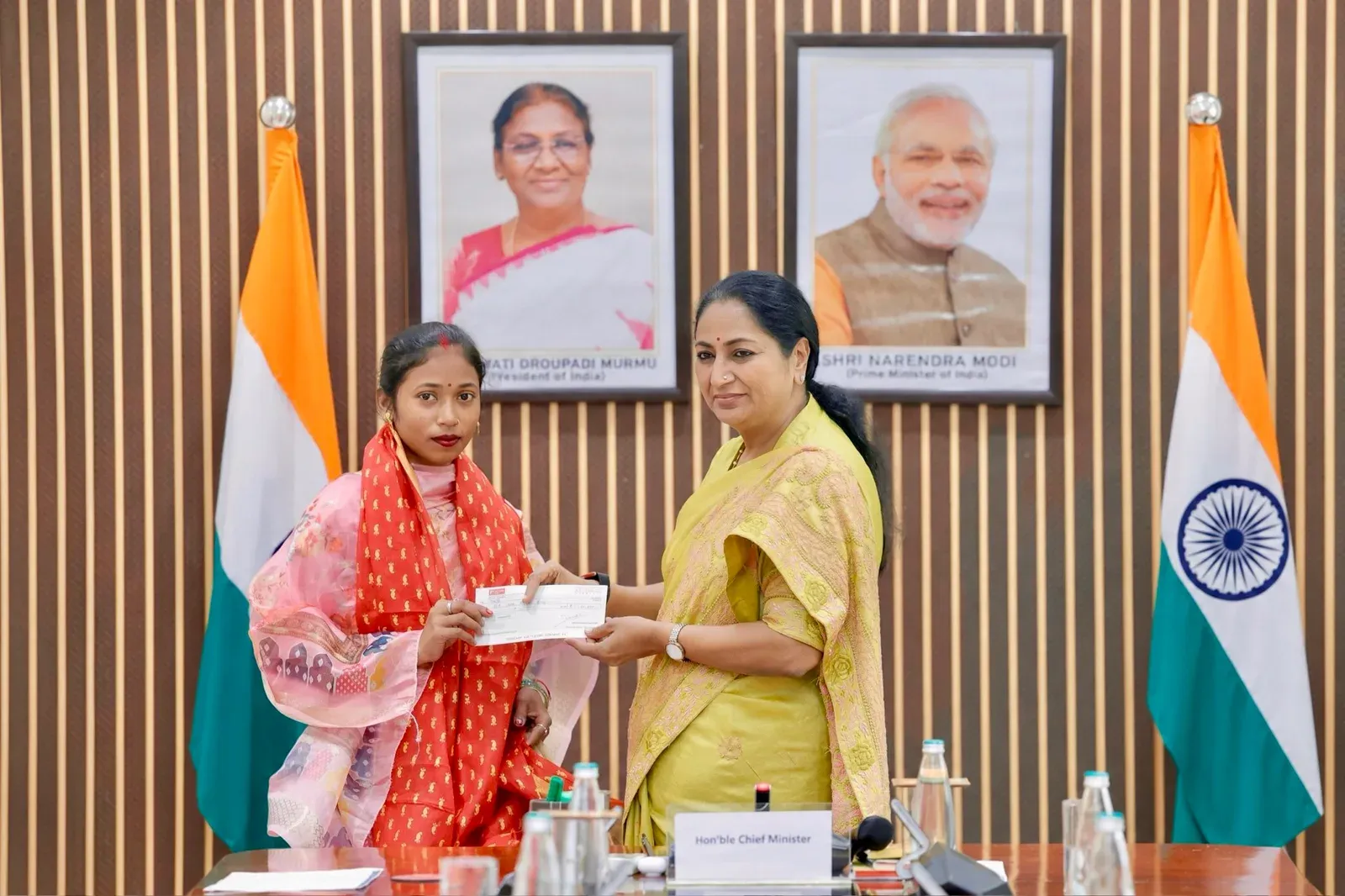 CM Rekha Gupta joins 51 brides' first Karva Chauth, gifts ₹1 lakh each