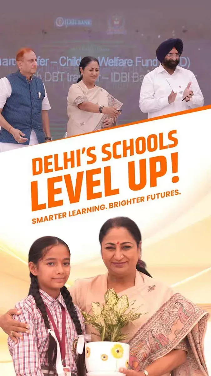 CM Rekha Gupta Pushes AI Labs, DBT to MCD Schools