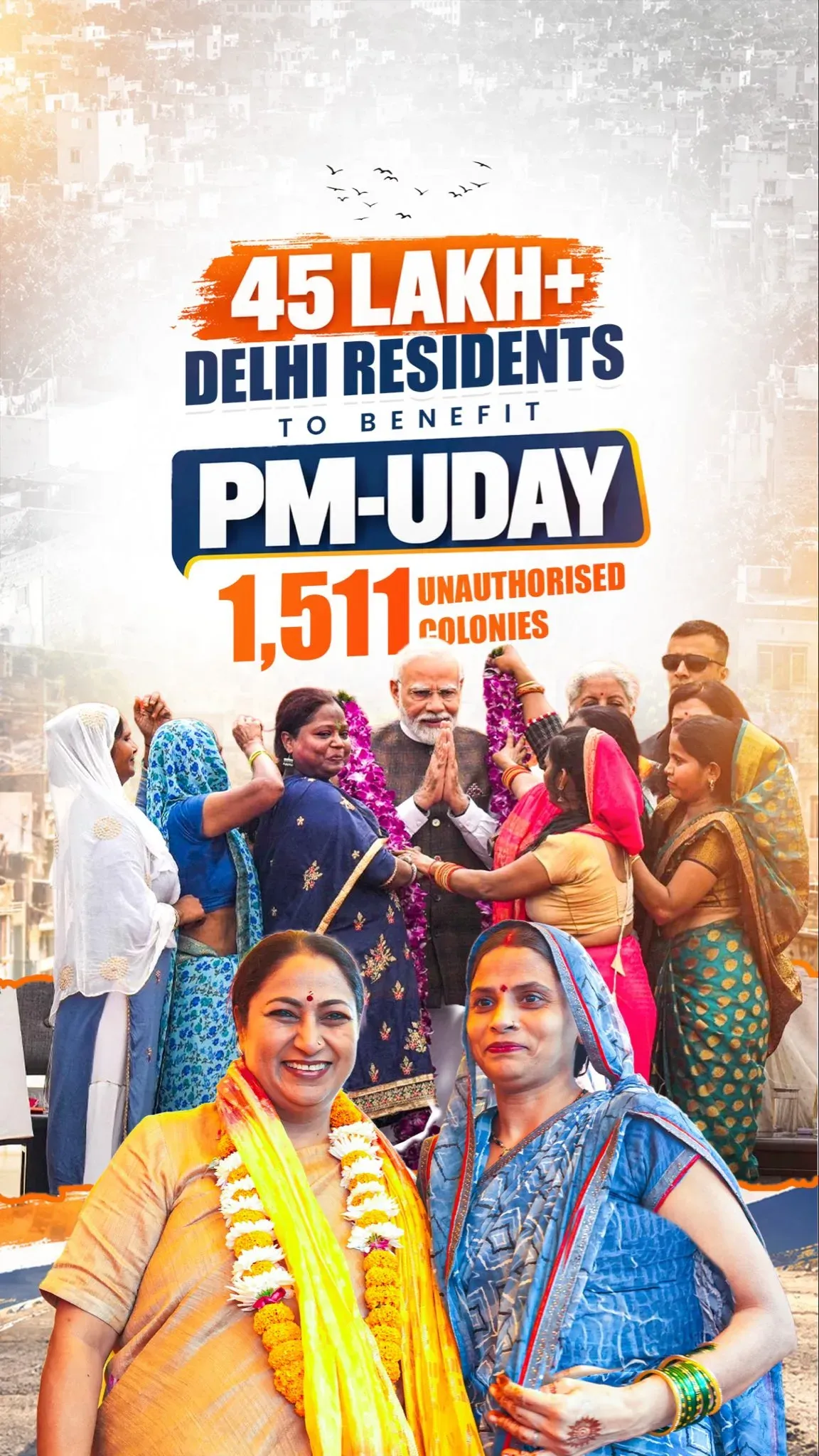 CM Rekha Gupta Pushes PM UDAY for 45 Lakh Delhi Residents