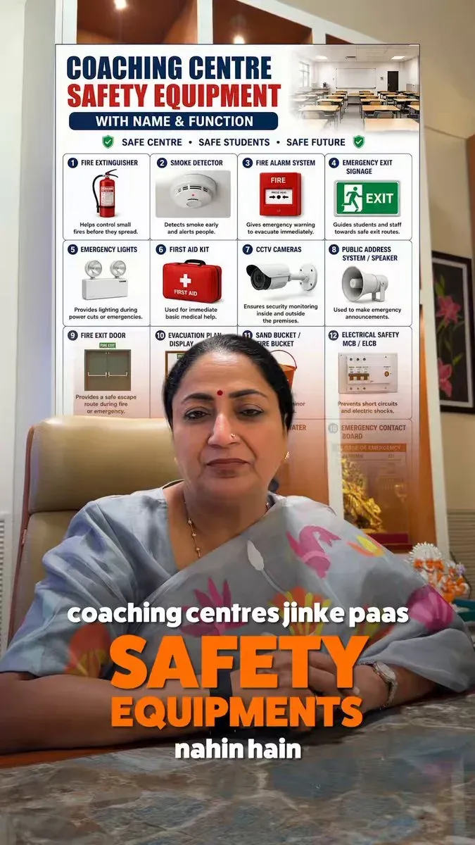 CM Rekha Gupta Sets 1-Month Deadline for Delhi Coaching Safety