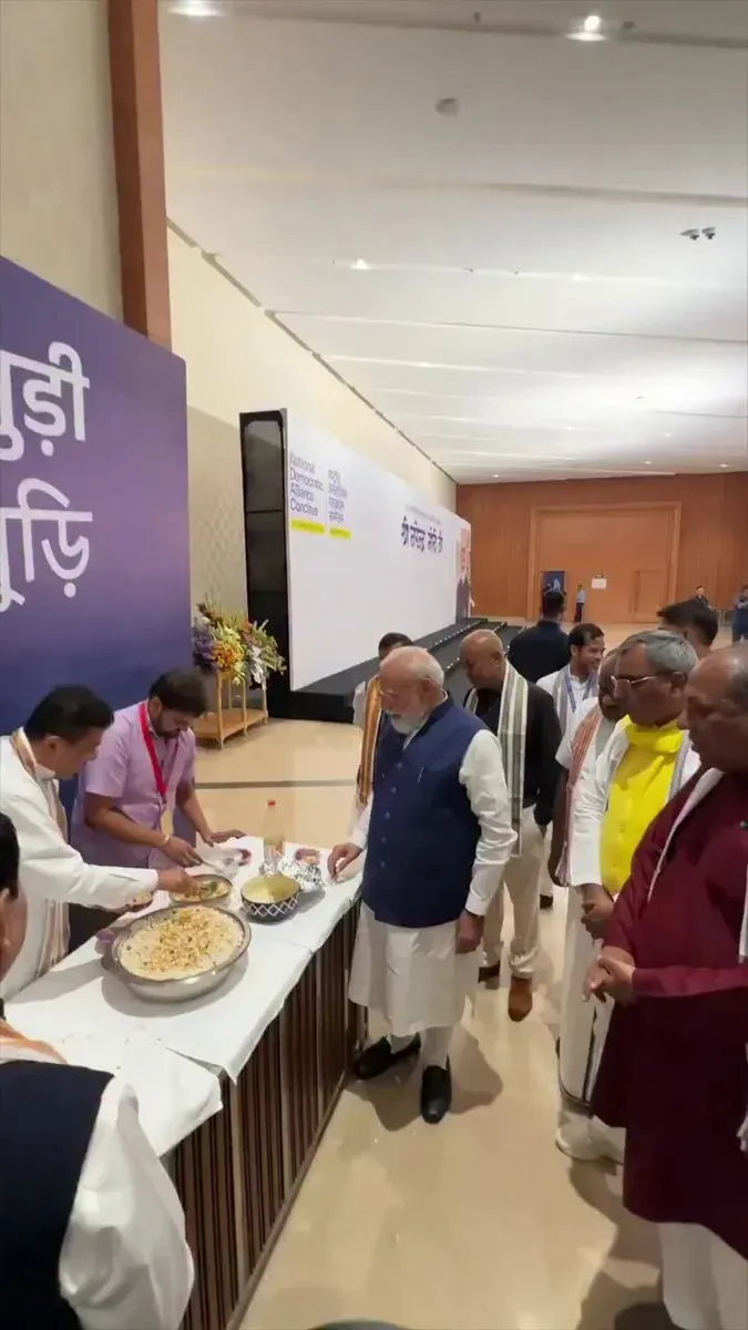 CM Rekha Gupta Shares NDA Meet at Bharat Mandapam