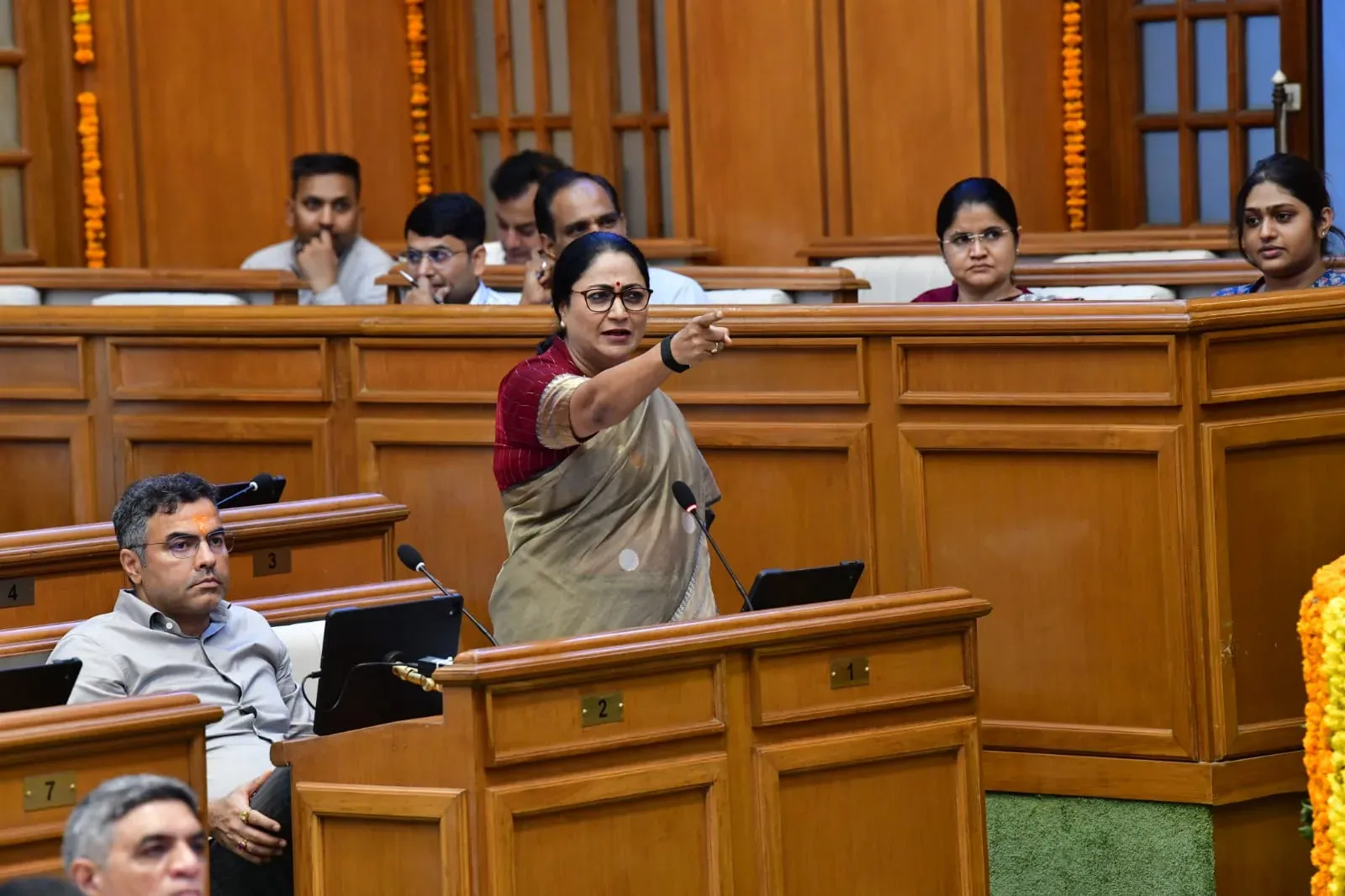 Delhi Lakshmi Yojana: CM Rekha Gupta defends ₹5,100 crore scheme as AAP walks out