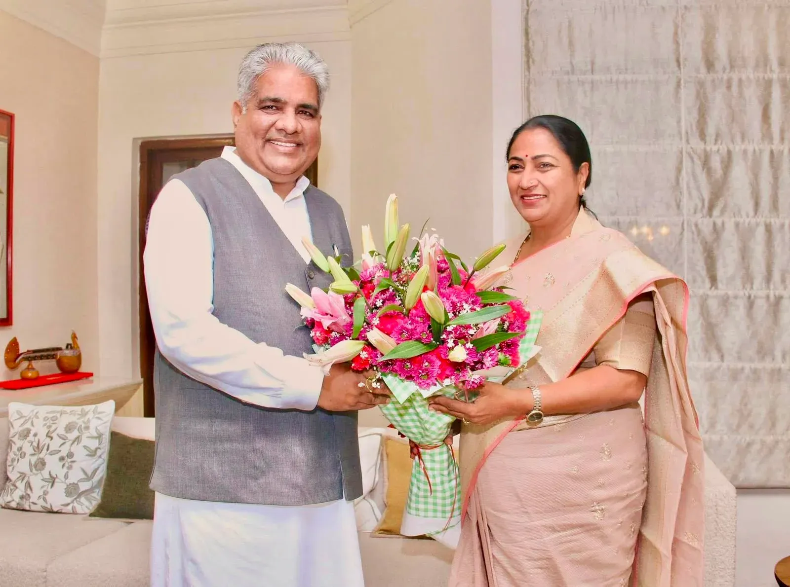 CM Rekha Gupta Thanks Union Min Bhupender Yadav for Green Delhi Push