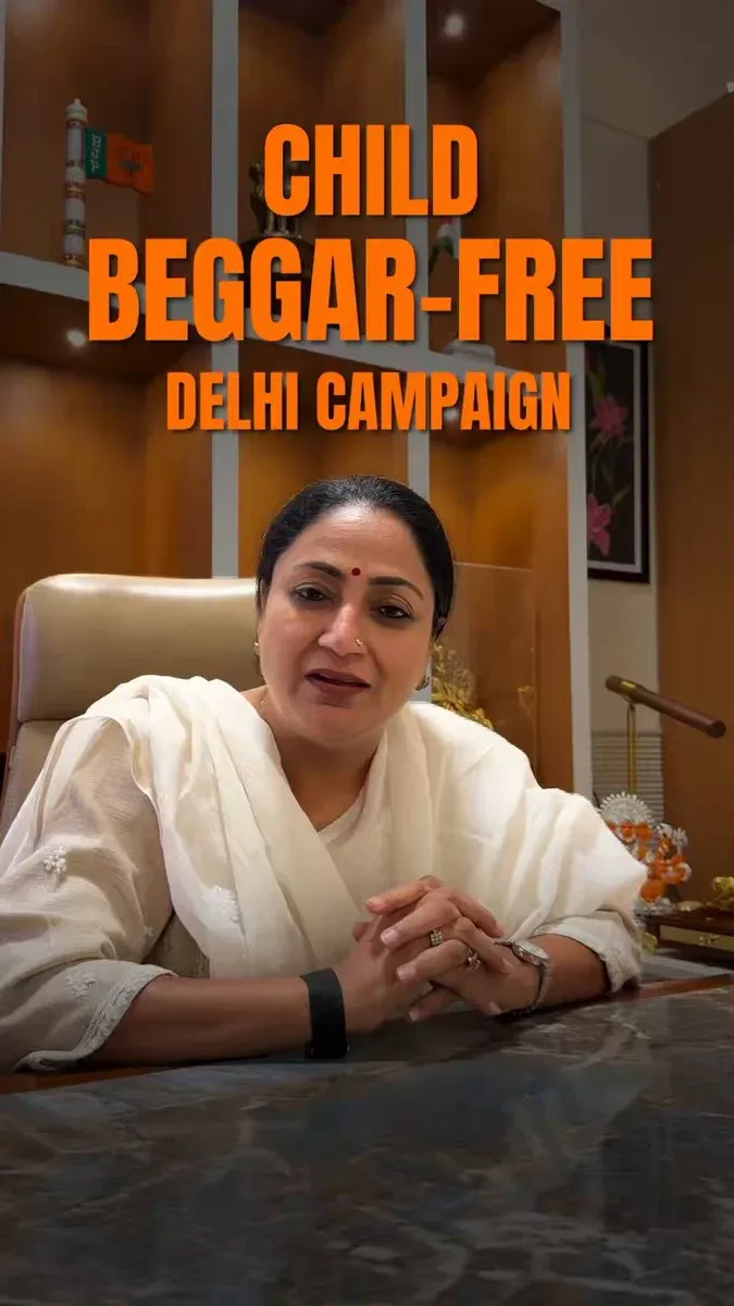 CM Rekha Gupta to Launch Child Beggar-Free Delhi Campaign