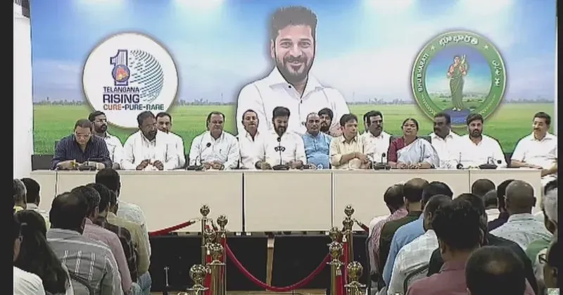 CM Revanth Reddy Addresses Media at Telangana Secretariat