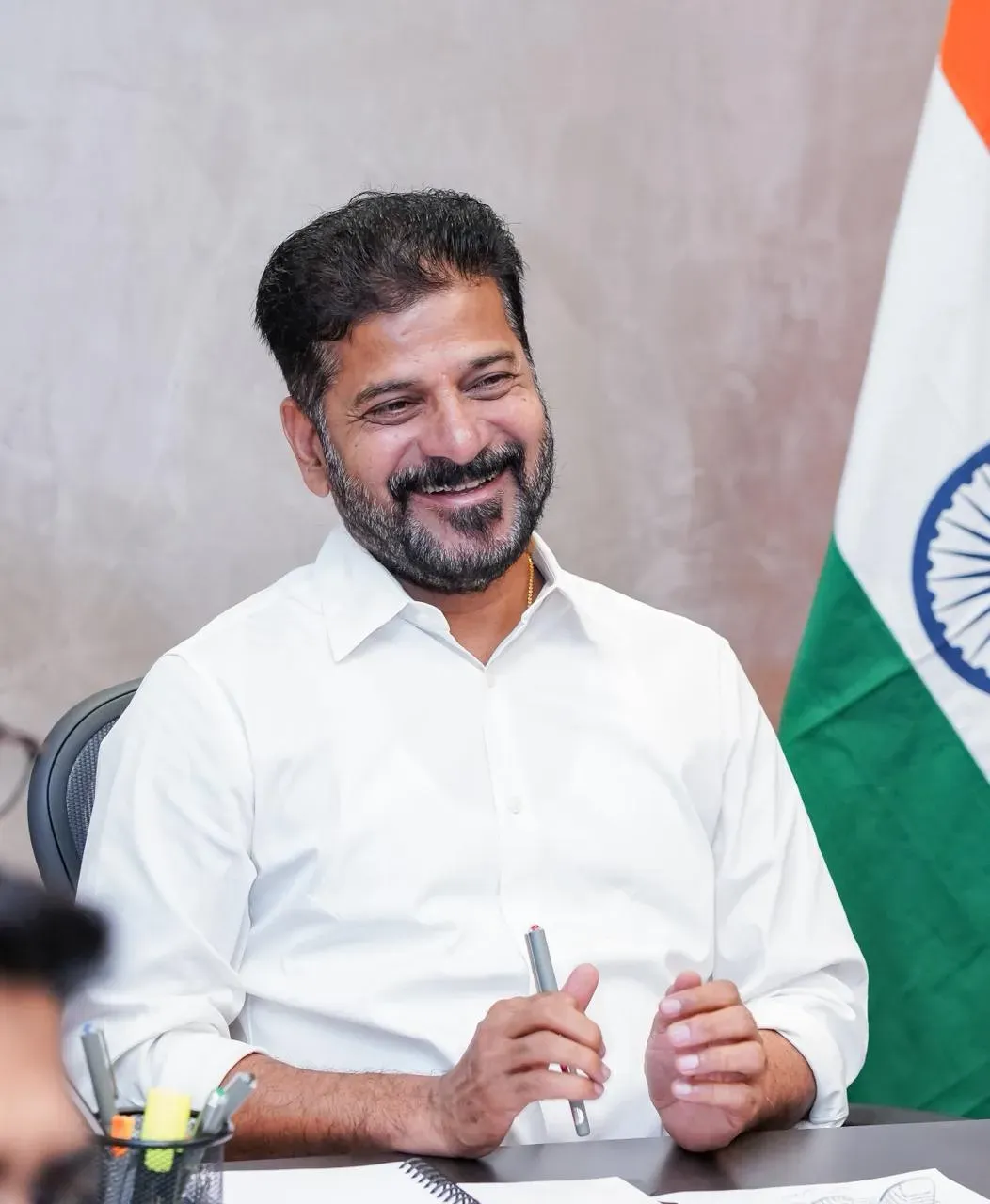 CM Revanth Reddy Discusses T-Fiber Rollout With Scindia