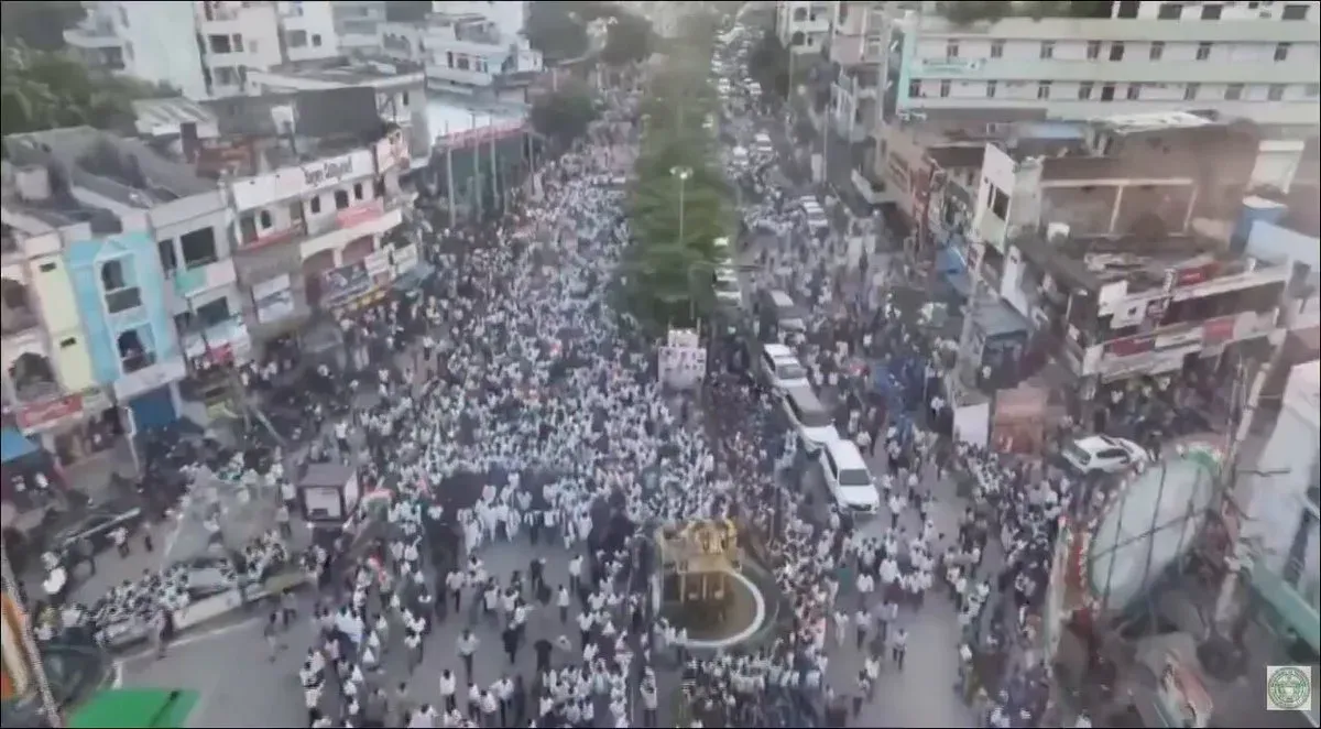 CM Revanth Reddy Highlights Tricolor Wave in Sircilla Streets