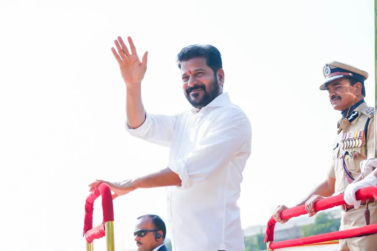 CM Revanth Reddy Hoists Flag at Telangana Formation Day
